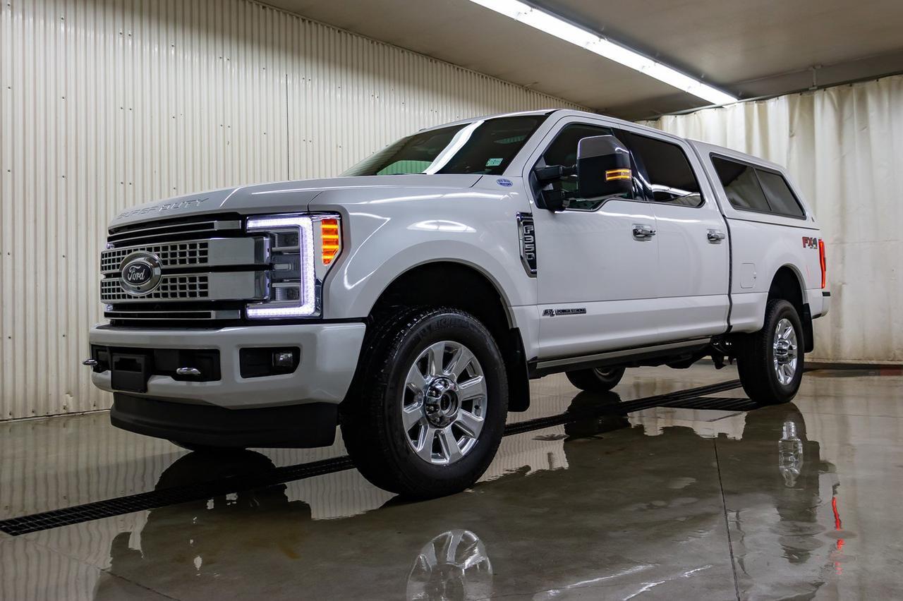 2017 Ford F-350 4x4 Crew Cab Platinum FX4 Diesel Leather Roof Nav Red Deer AB