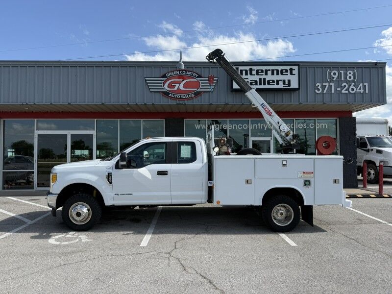 2017 Ford F-350 4x4 Diesel Utility w/ Stellar EC3200 Crane XL Collinsville OK