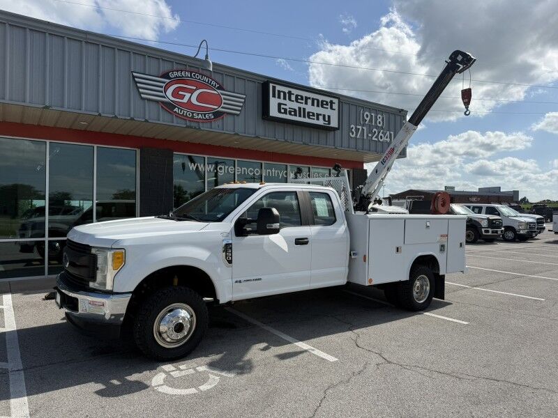 2017 Ford F-350 4x4 Diesel Utility w/ Stellar EC3200 Crane XL Collinsville OK