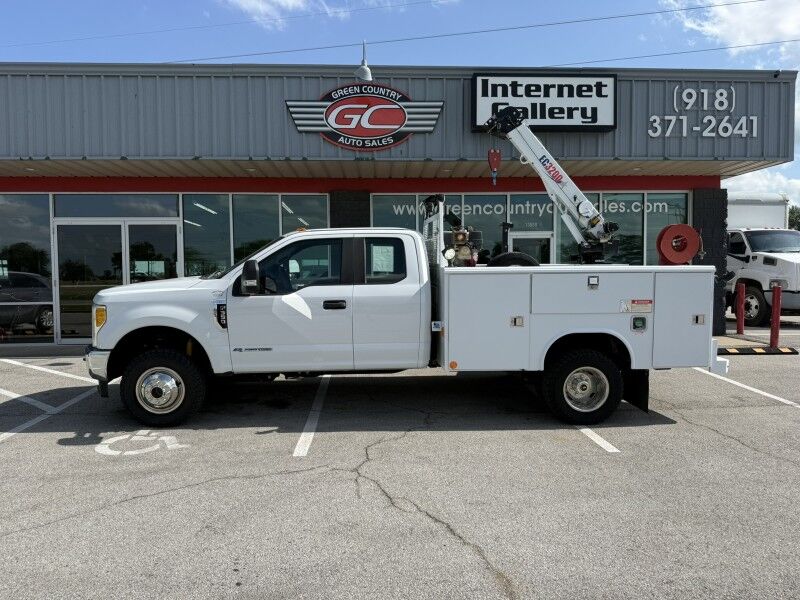 2017 Ford F-350 4x4 Diesel Utility w/ Stellar EC3200 Crane XL Collinsville OK