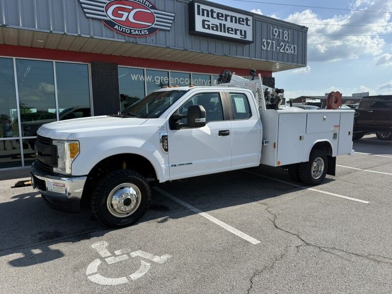 2017 Ford F-350 4x4 Diesel Utility w/ Stellar EC3200 Crane XL Collinsville OK