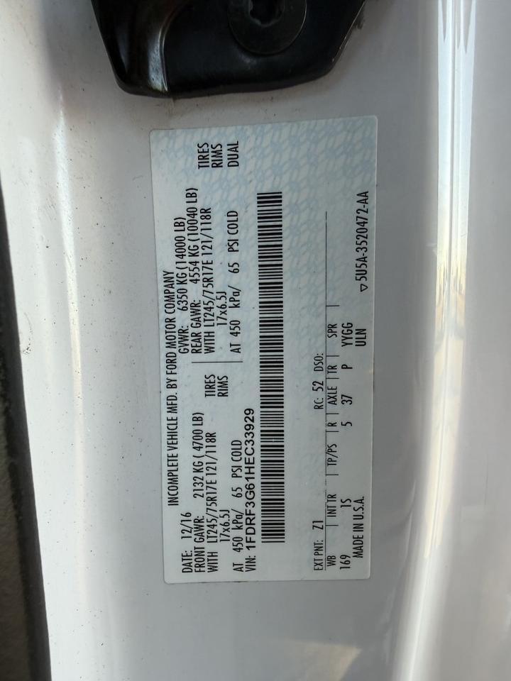 2017 Ford F-350 DRW Utility w/ Lift Gate XL Collinsville OK