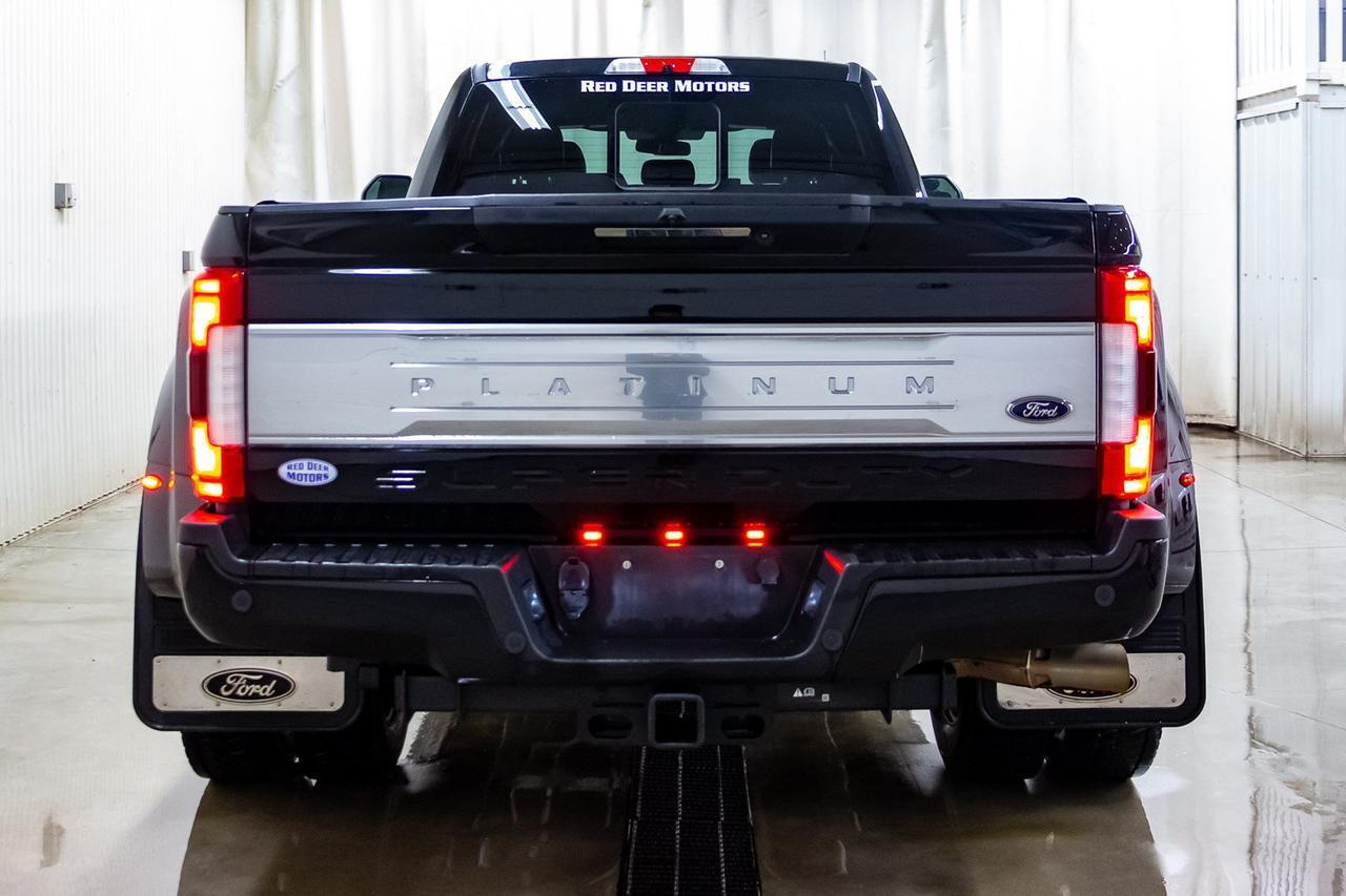 2017 Ford F-450 4x4 Crew Cab Platinum Dually Diesel Leather Roof Nav Red Deer AB