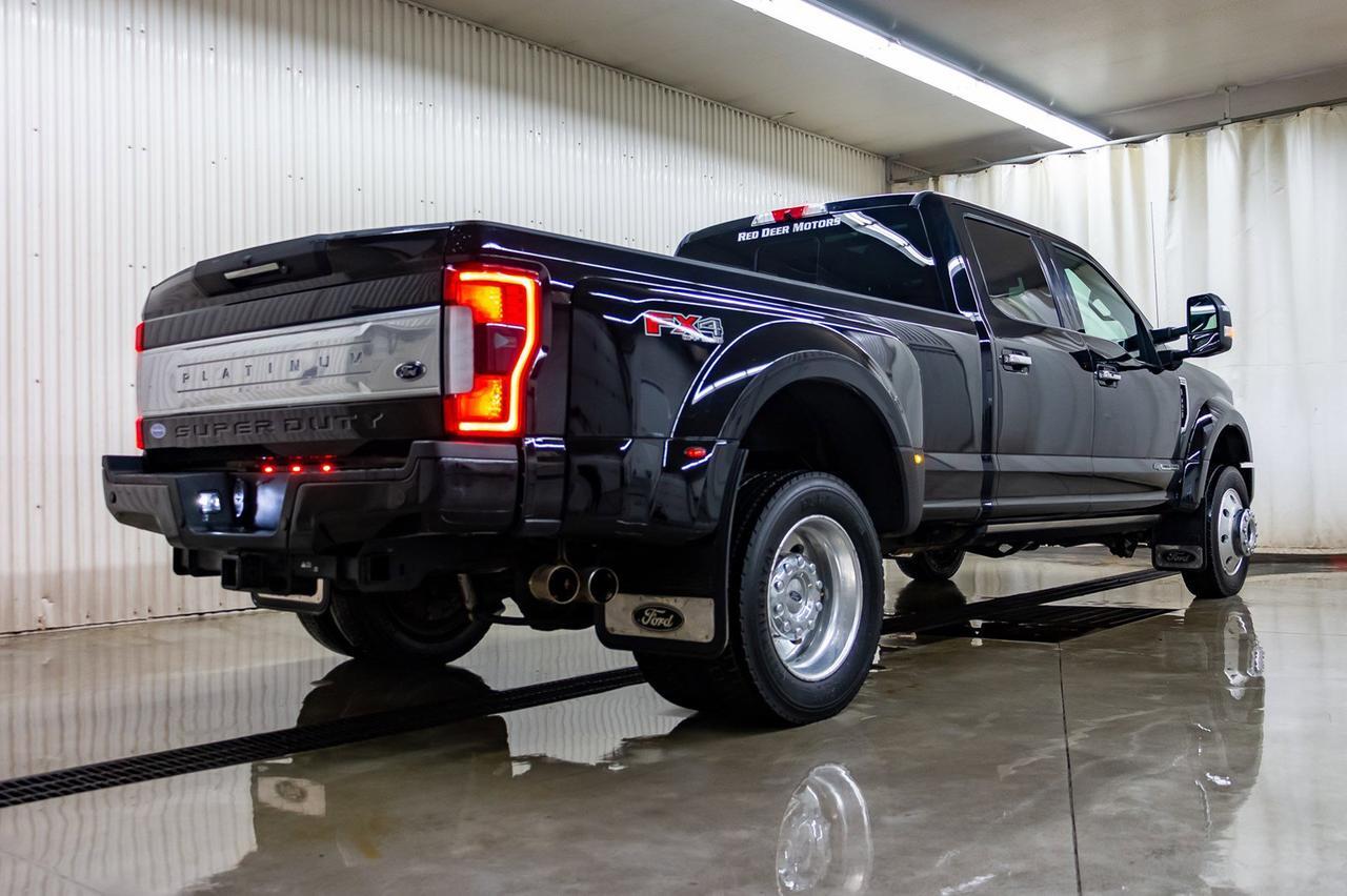 2017 Ford F-450 4x4 Crew Cab Platinum Dually Diesel Leather Roof Nav Red Deer AB