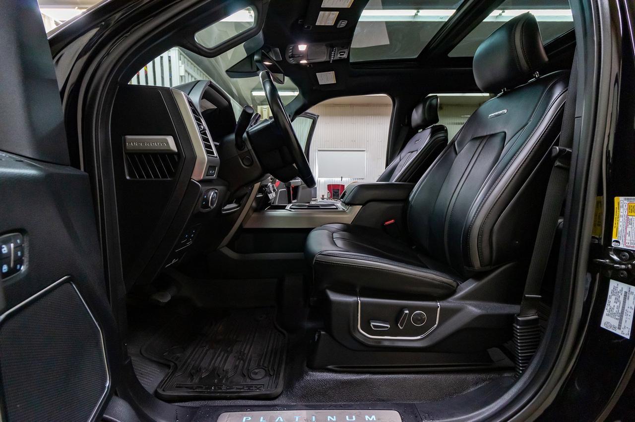 2017 Ford F-450 4x4 Crew Cab Platinum Dually Diesel Leather Roof Nav Red Deer AB