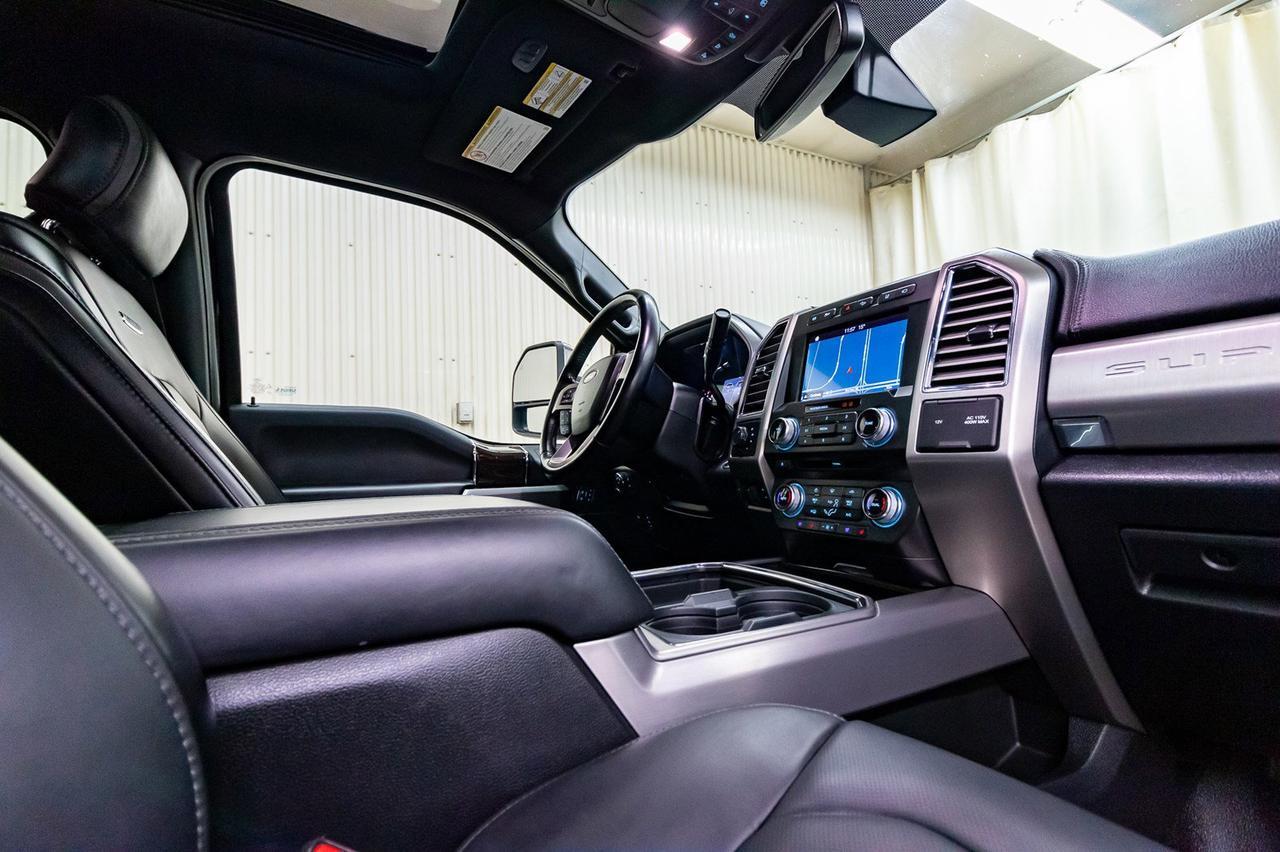 2017 Ford F-450 4x4 Crew Cab Platinum Dually Diesel Leather Roof Nav Red Deer AB