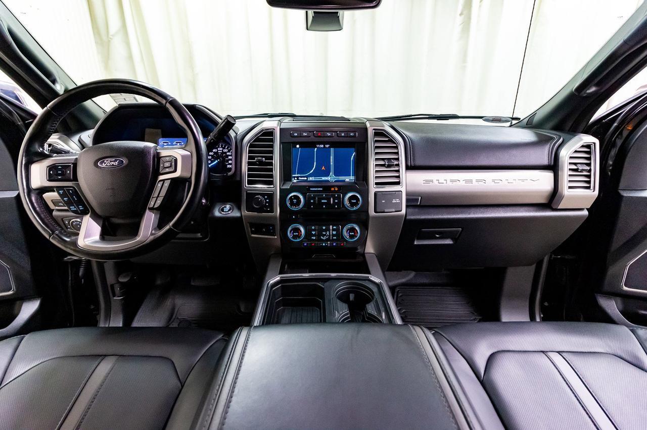 2017 Ford F-450 4x4 Crew Cab Platinum Dually Diesel Leather Roof Nav Red Deer AB