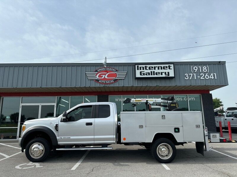 2017 Ford F-450 4x4 Diesel Utility PSC3216 Crane XL Collinsville OK