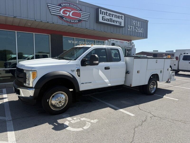 2017 Ford F-450 4x4 Diesel Utility w/ RKI 3200 Crane XL Collinsville OK