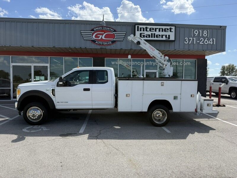 2017 Ford F-450 4x4 Diesel Utility w/ RKI Crane XL Collinsville OK