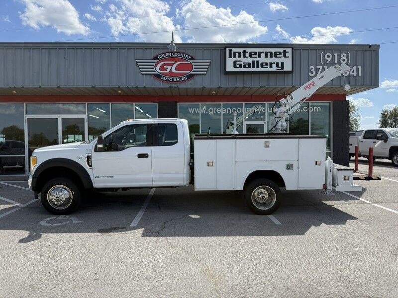 2017 Ford F-450 4x4 Diesel Utility w/ RKI Crane XL Collinsville OK