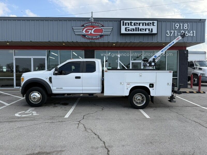 2017 Ford F-450 Diesel Utility w/ 3203 Auto Crane XL Collinsville OK