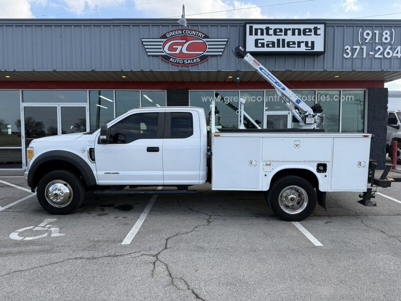 2017 Ford F-450 Diesel Utility w/ 3203 Auto Crane XL Collinsville OK