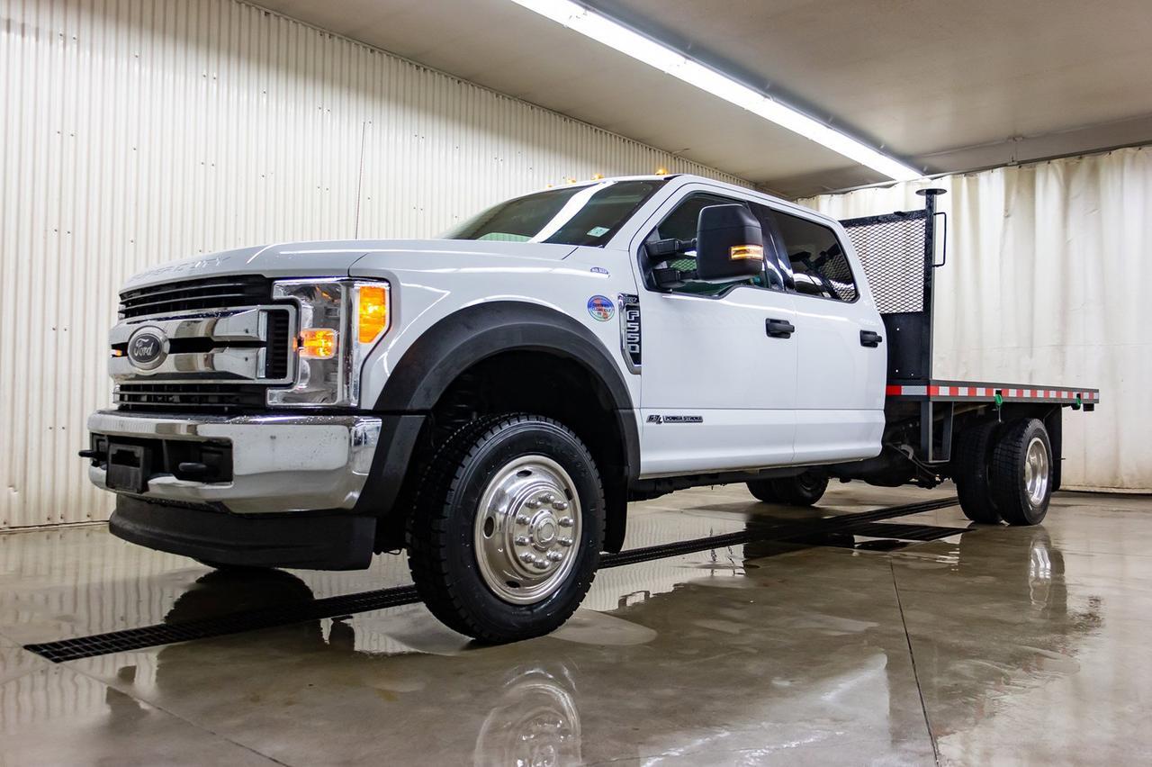 2017 Ford F-550 4x4 Crew Cab XLT Deck Diesel Red Deer AB