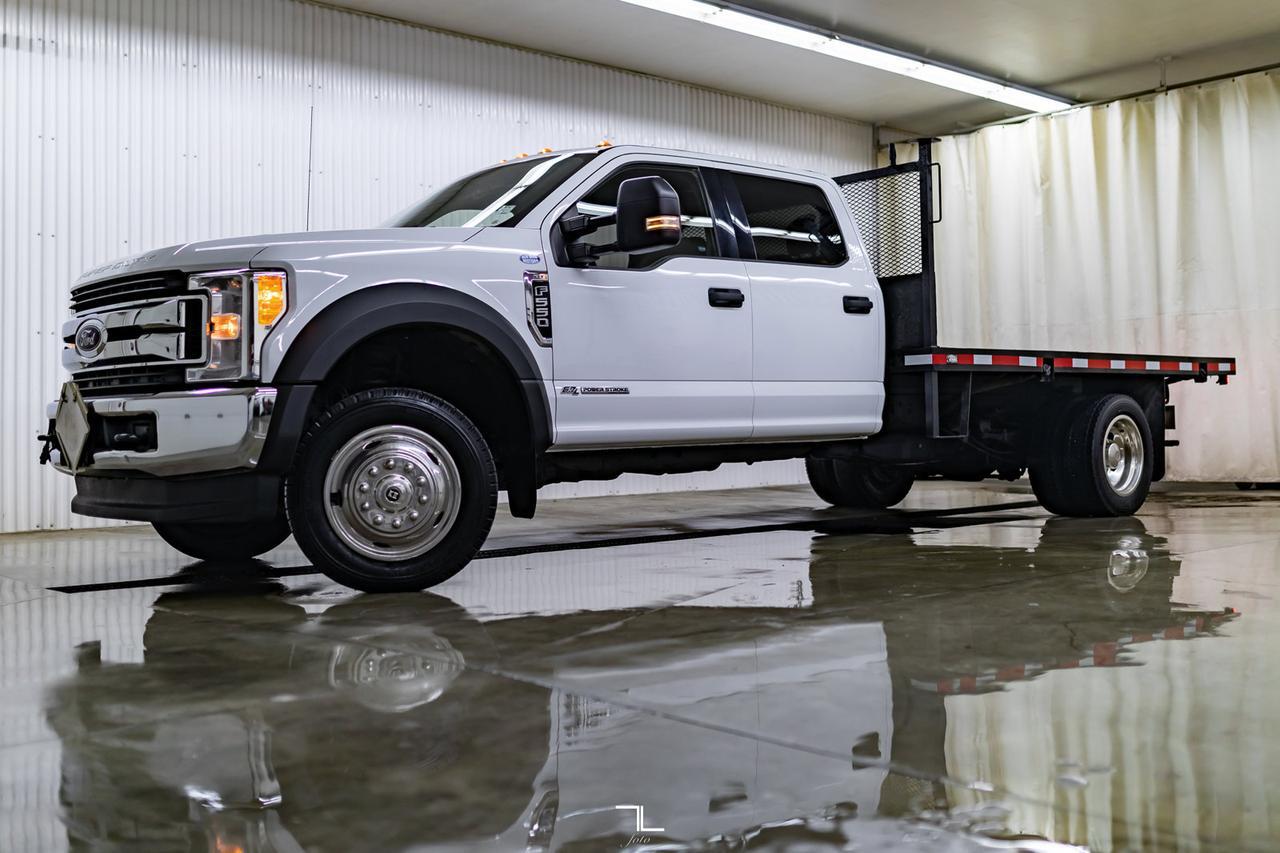 2017 Ford F-550 4x4 Crew Cab XLT Dually Deck Diesel Red Deer AB