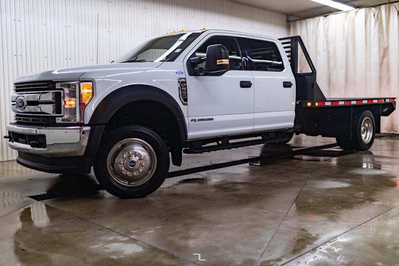 2017 Ford F-550 4x4 Crew Cab XLT Dually Deck Diesel Red Deer AB