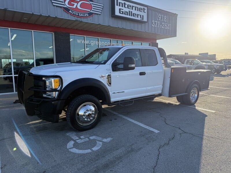 2017 Ford F-550 4x4 Diesel CM Skirted Flatbed 89k mi's