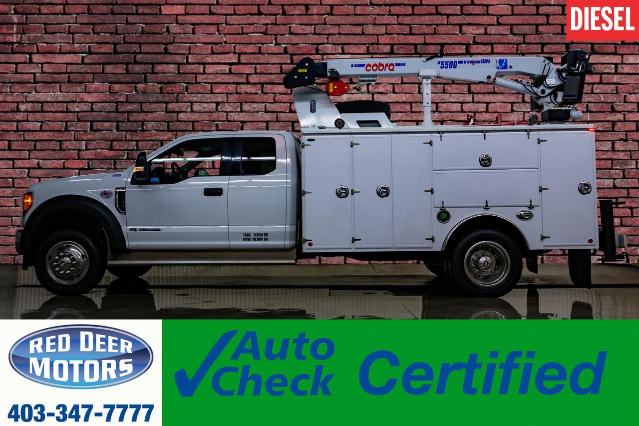 2017 Ford F-550 4x4 Super Cab XLT Mechanic Crane VMac Diesel