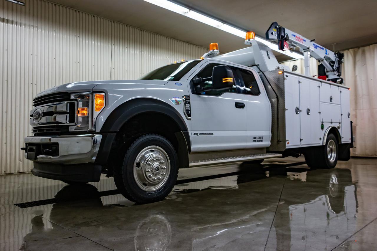 2017 Ford F-550 4x4 Super Cab XLT Mechanic Crane VMac Diesel Red Deer AB