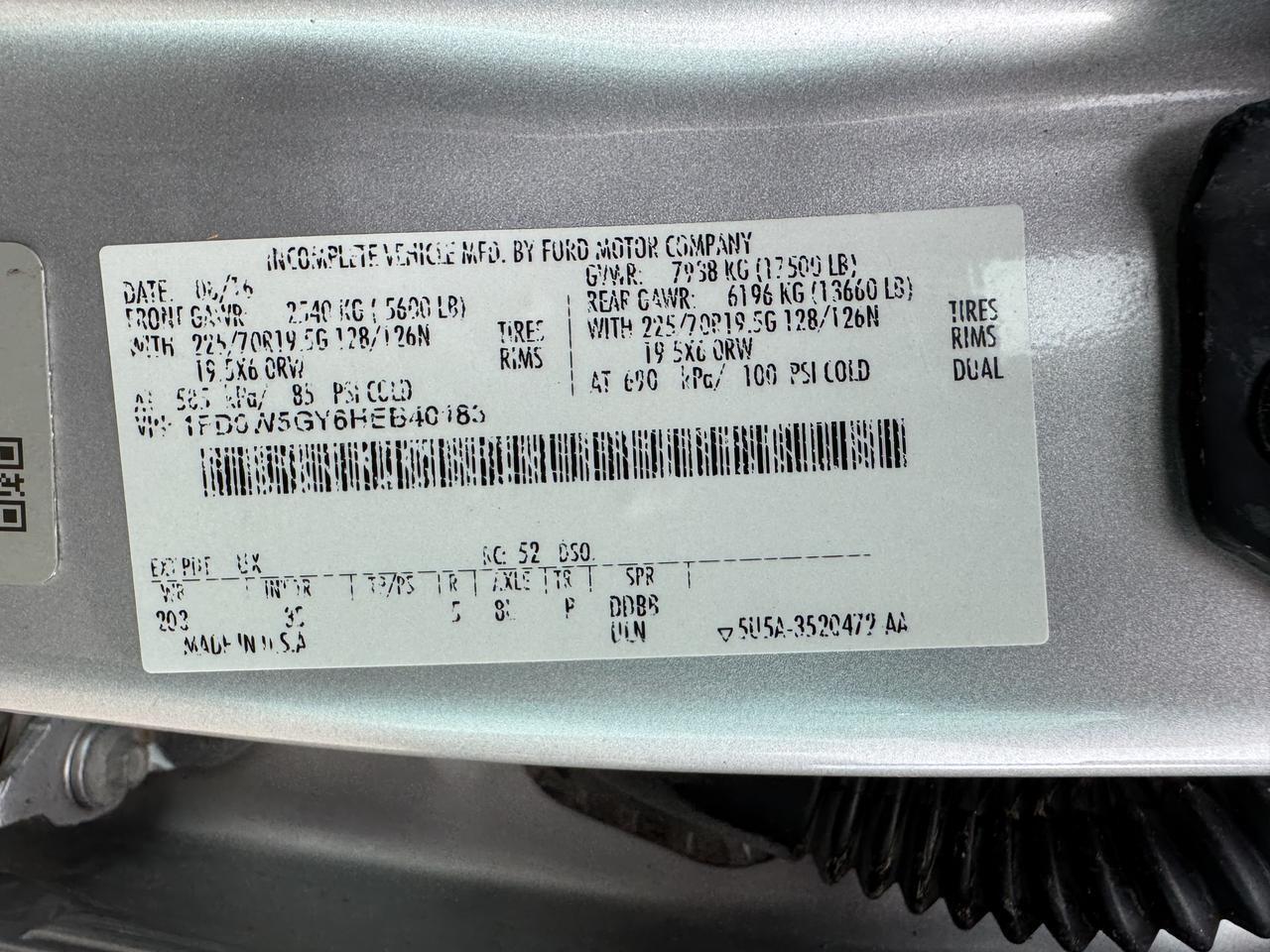 2017 Ford F-550 Chassis XLT Monroe NC