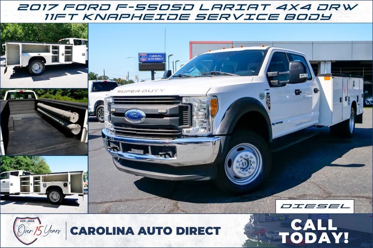 2017 Ford F-550SD Lariat 4X4 DRW / 11FT Knapheide Service Body / Turbo Diesel! Lincolnton NC
