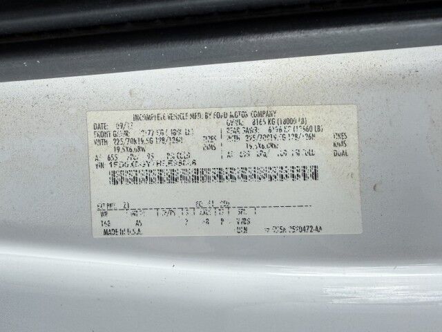 2017 Ford F-550XL Extended Cab & Chassis Only Truck XL Miami FL