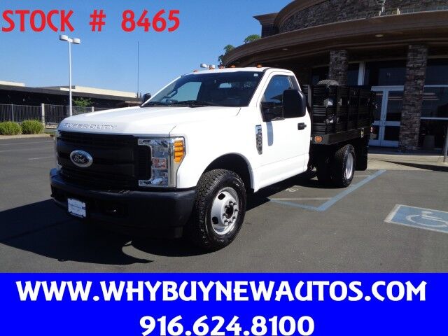 2017 Ford F350 ~ 9ft Stake Bed ~ Dually ~ Liftgate ~ Only 4K Miles!