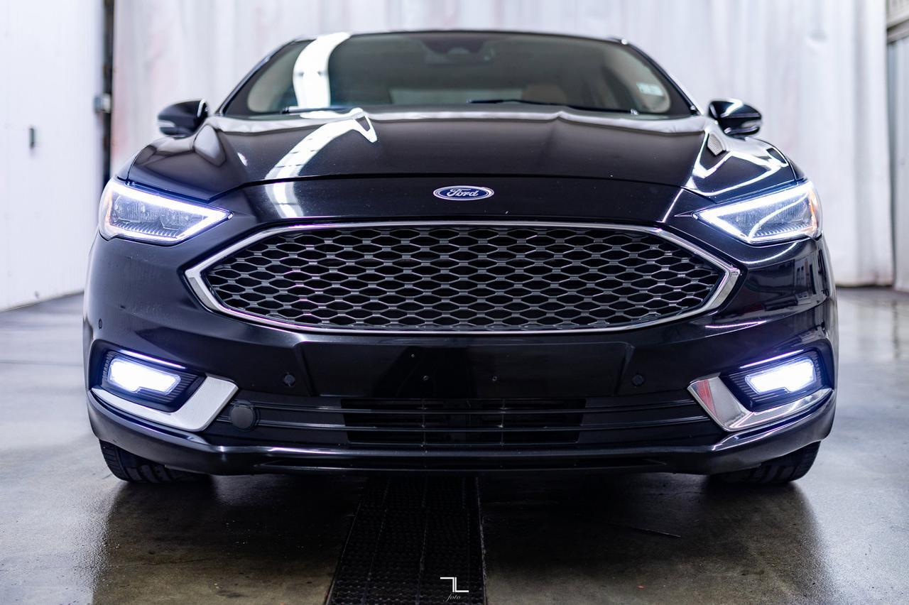 2017 Ford Fusion AWD Platinum Leather Roof Nav BCam Red Deer AB