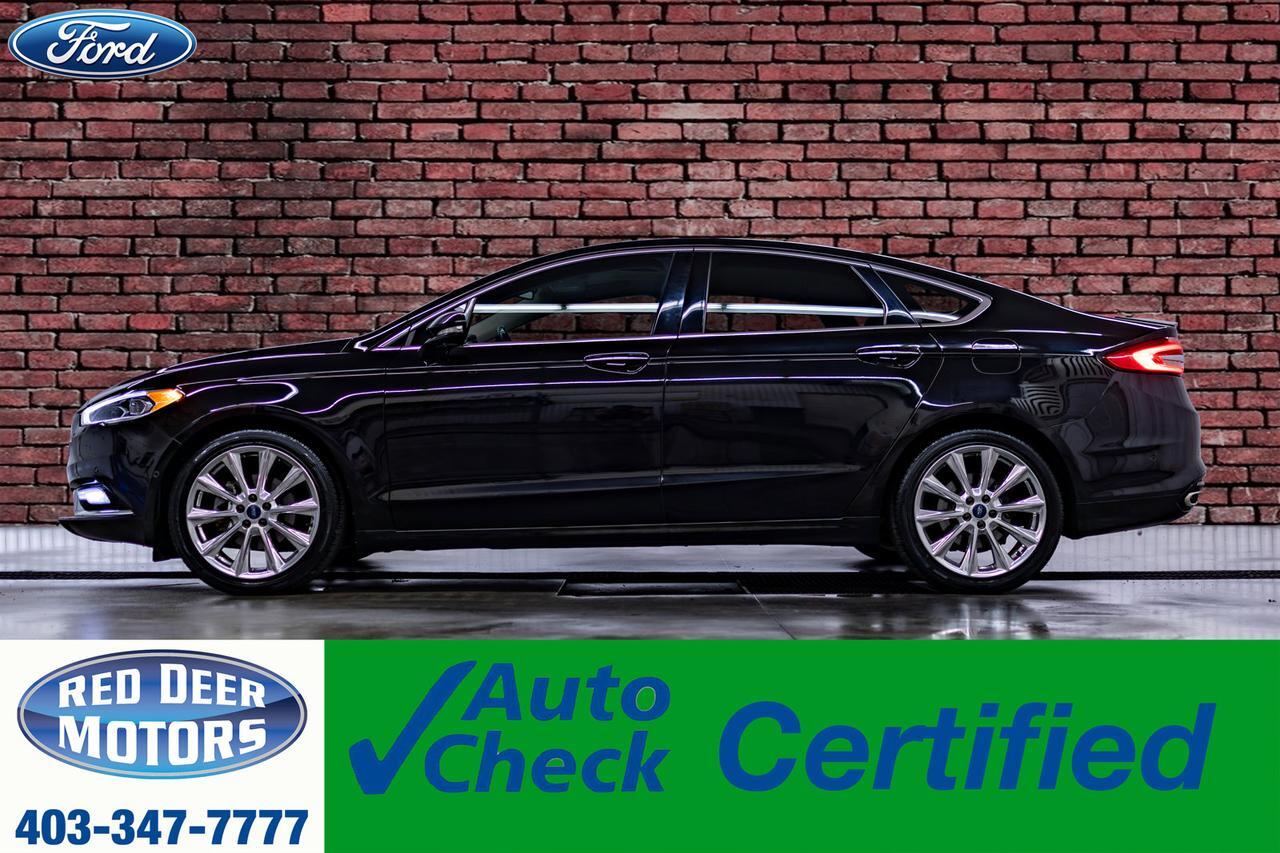 2017 Ford Fusion AWD Platinum Leather Roof Nav BCam