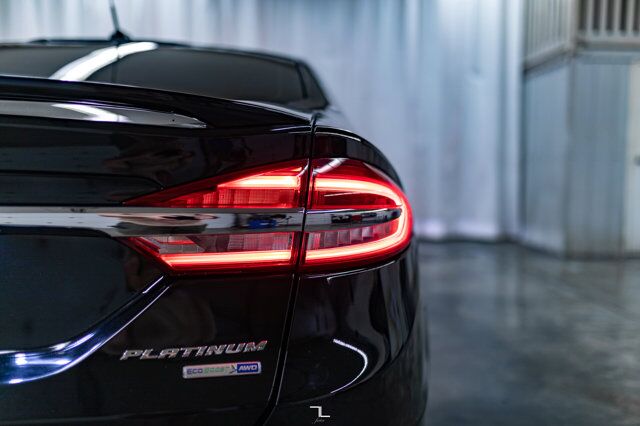 2017 Ford Fusion AWD Platinum Leather Roof Nav BCam Red Deer AB