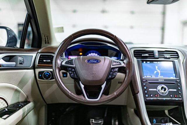 2017 Ford Fusion AWD Platinum Leather Roof Nav BCam Red Deer AB