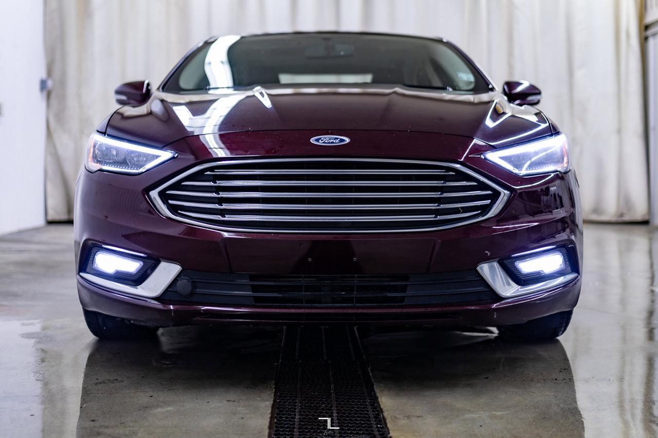 2017 Ford Fusion AWD Titanium Leather Roof Nav BCam Red Deer AB