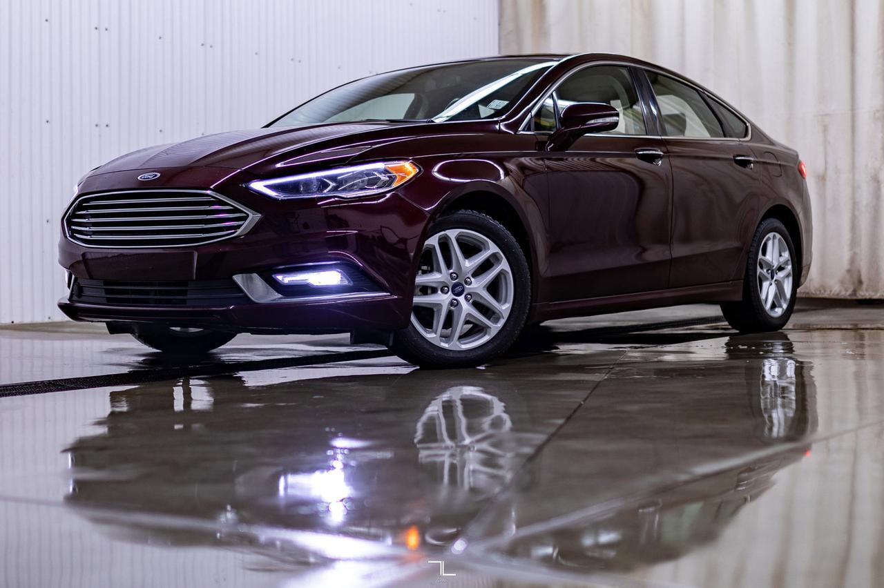 2017 Ford Fusion AWD Titanium Leather Roof Nav BCam Red Deer AB
