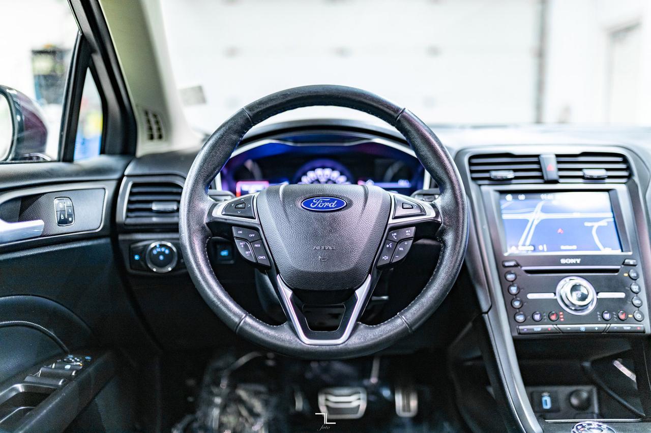 2017 Ford Fusion AWD Titanium Leather Roof Nav BCam Red Deer AB