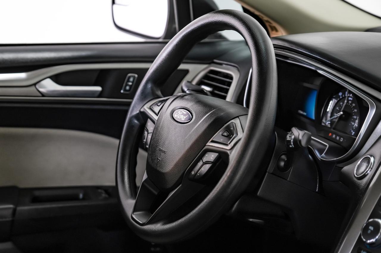 2017 Ford Fusion HYBRID S AUTOMATIC REAR CAMERA BLUETOOTH CRUISE CONTROL ALLOY WH Carrollton TX