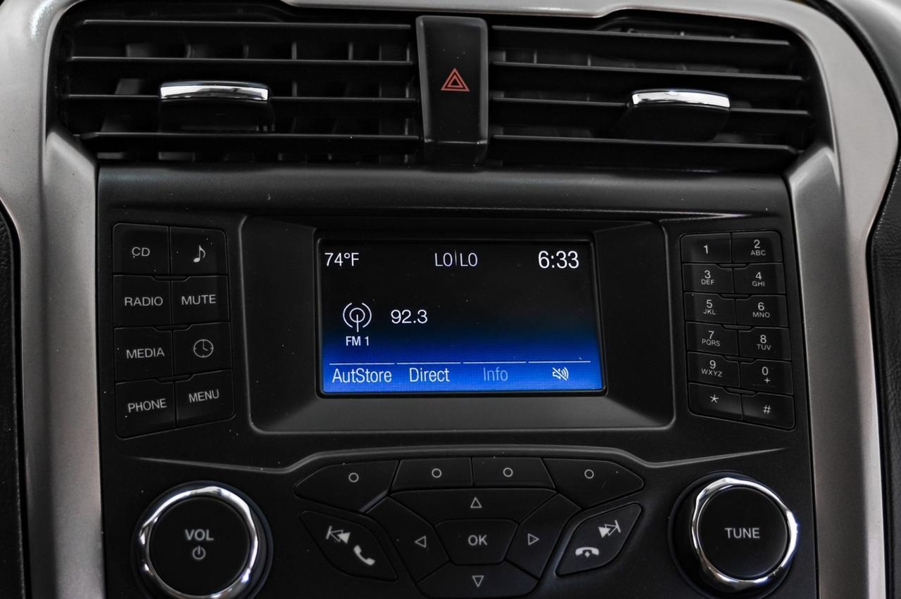 2017 Ford Fusion HYBRID S AUTOMATIC REAR CAMERA BLUETOOTH CRUISE CONTROL ALLOY WH Carrollton TX