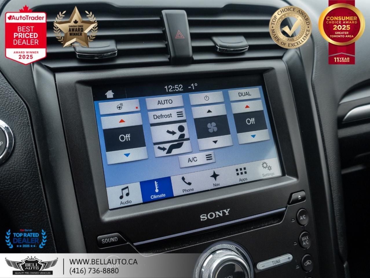 2017 Ford Fusion Platinum | AWD | NAVI | B.CAM | SUNROOF | SONYSOUND Toronto ON