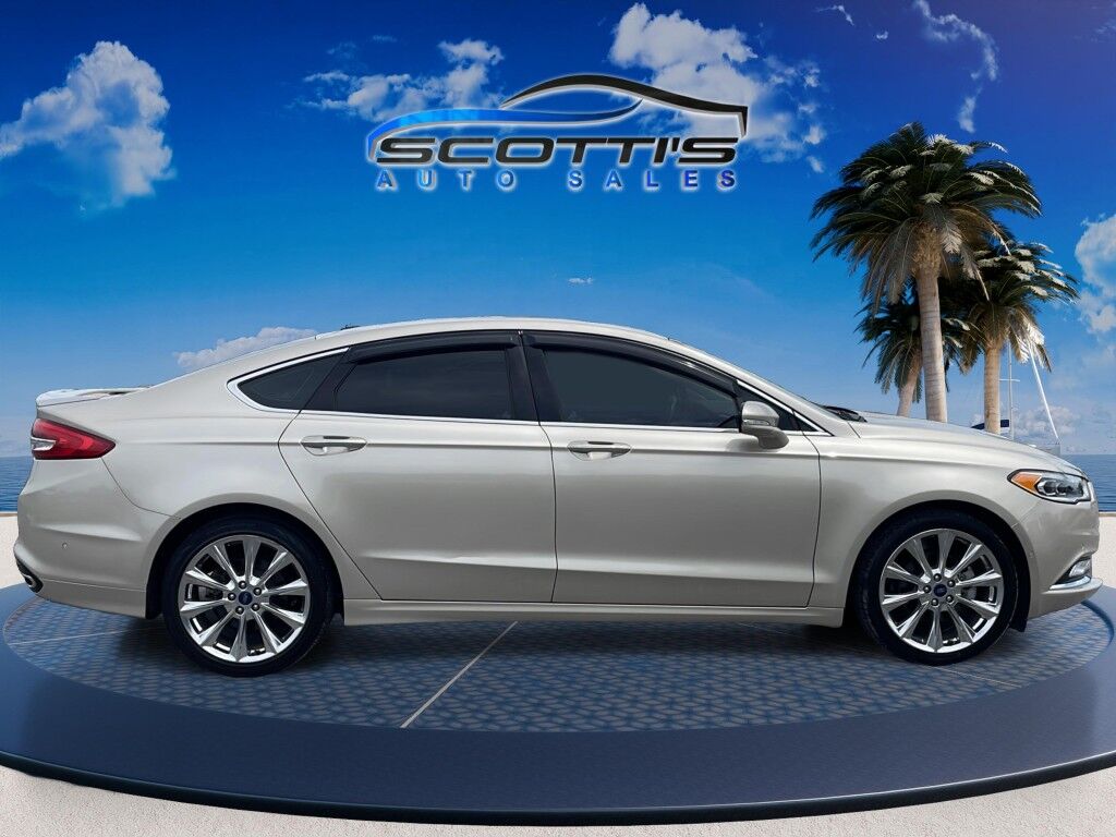 2017 Ford Fusion Platinum~ACCIDENT AVOIDANCE SYSTEMS~ADAPTIVE CRUISE CONTROL~APPROACH LIGHTS~BLIND SPOT~CRASH SENSORS~HEATED SEATS~REMOTE ENGINE START~PREMIUM SOUND SYSTEM~LOW MILES Sarasota FL