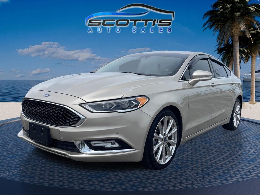 2017 Ford Fusion Platinum~ACCIDENT AVOIDANCE SYSTEMS~ADAPTIVE CRUISE CONTROL~APPROACH LIGHTS~BLIND SPOT~CRASH SENSORS~HEATED SEATS~REMOTE ENGINE START~PREMIUM SOUND SYSTEM~LOW MILES Sarasota FL
