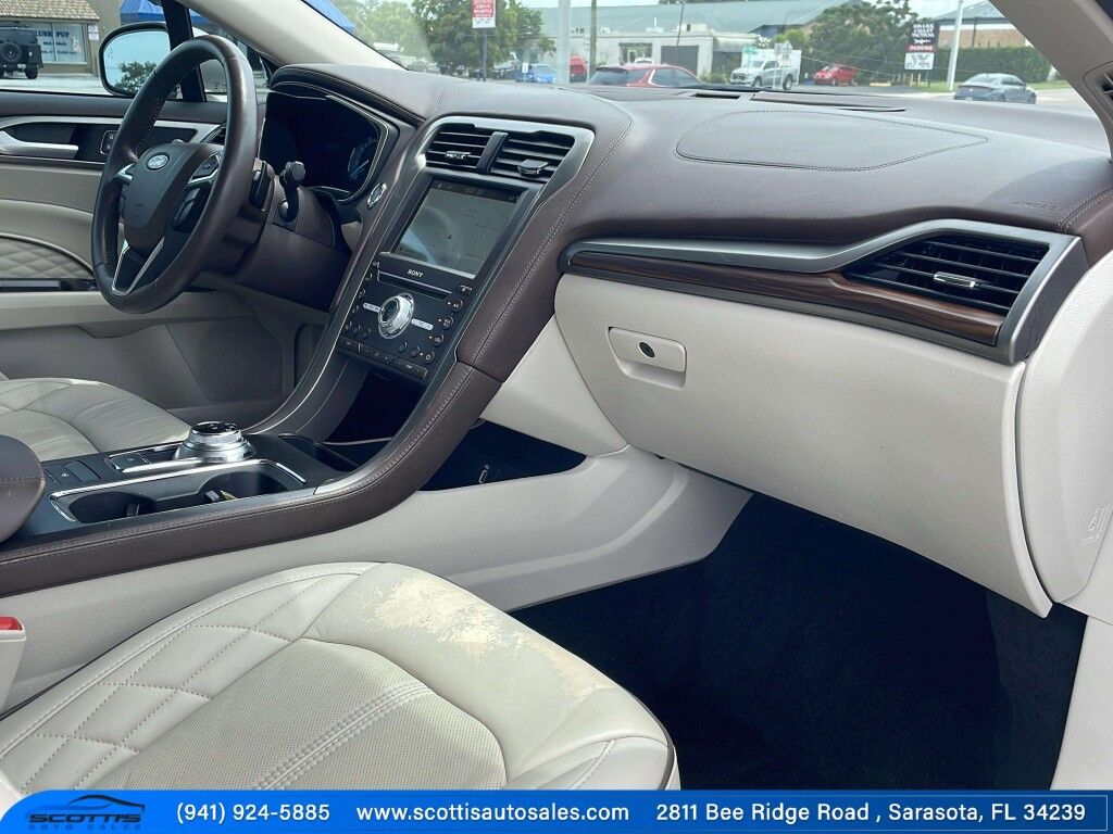 2017 Ford Fusion Platinum~ACCIDENT AVOIDANCE SYSTEMS~ADAPTIVE CRUISE CONTROL~APPROACH LIGHTS~BLIND SPOT~CRASH SENSORS~HEATED SEATS~REMOTE ENGINE START~PREMIUM SOUND SYSTEM~LOW MILES Sarasota FL