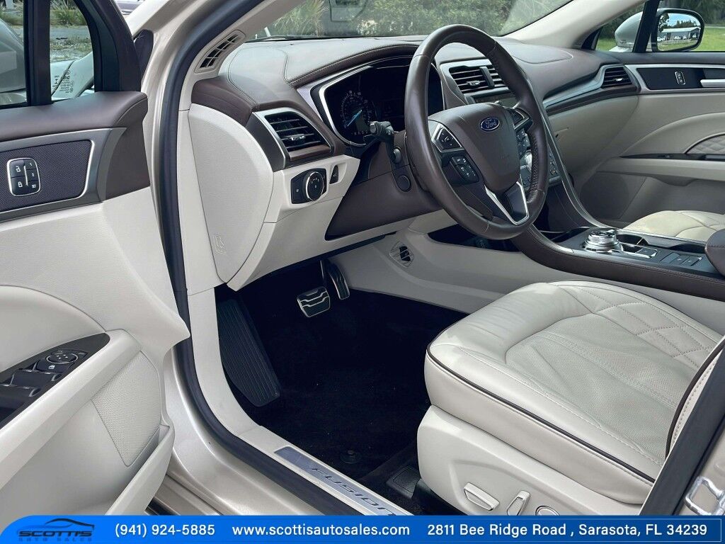 2017 Ford Fusion Platinum~ACCIDENT AVOIDANCE SYSTEMS~ADAPTIVE CRUISE CONTROL~APPROACH LIGHTS~BLIND SPOT~CRASH SENSORS~HEATED SEATS~REMOTE ENGINE START~PREMIUM SOUND SYSTEM~LOW MILES Sarasota FL