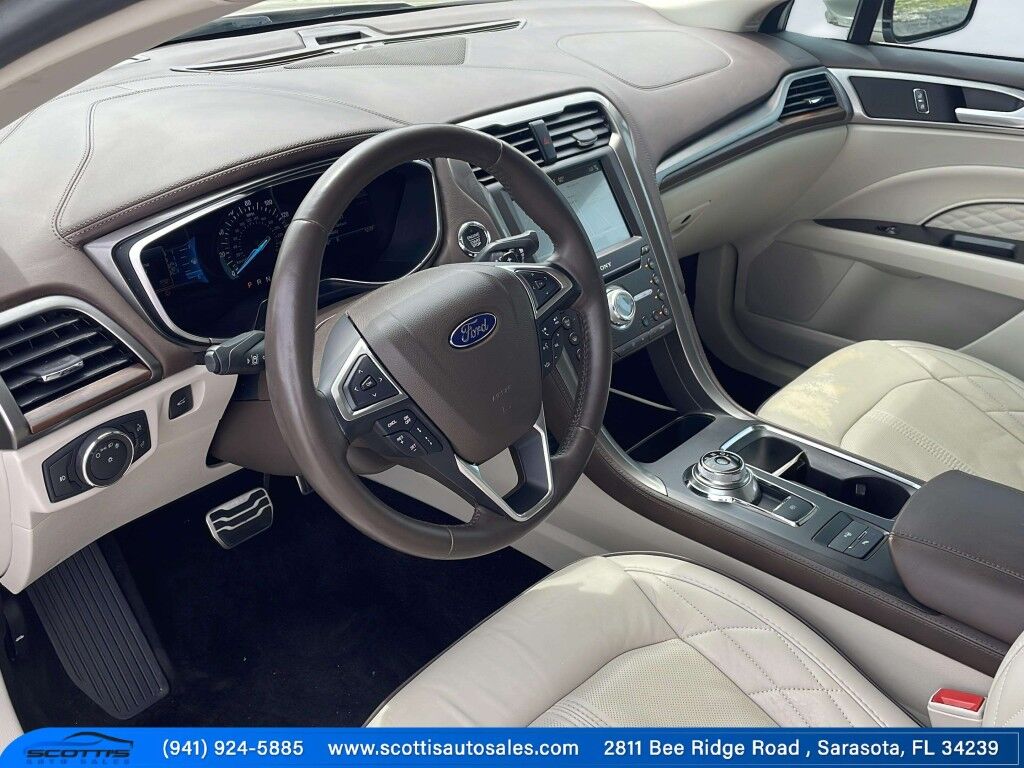 2017 Ford Fusion Platinum~ACCIDENT AVOIDANCE SYSTEMS~ADAPTIVE CRUISE CONTROL~APPROACH LIGHTS~BLIND SPOT~CRASH SENSORS~HEATED SEATS~REMOTE ENGINE START~PREMIUM SOUND SYSTEM~LOW MILES Sarasota FL