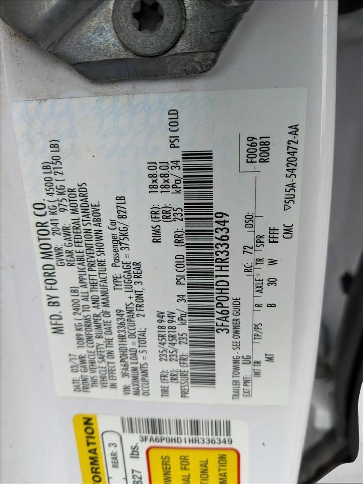 2017 Ford Fusion SE Roseville CA