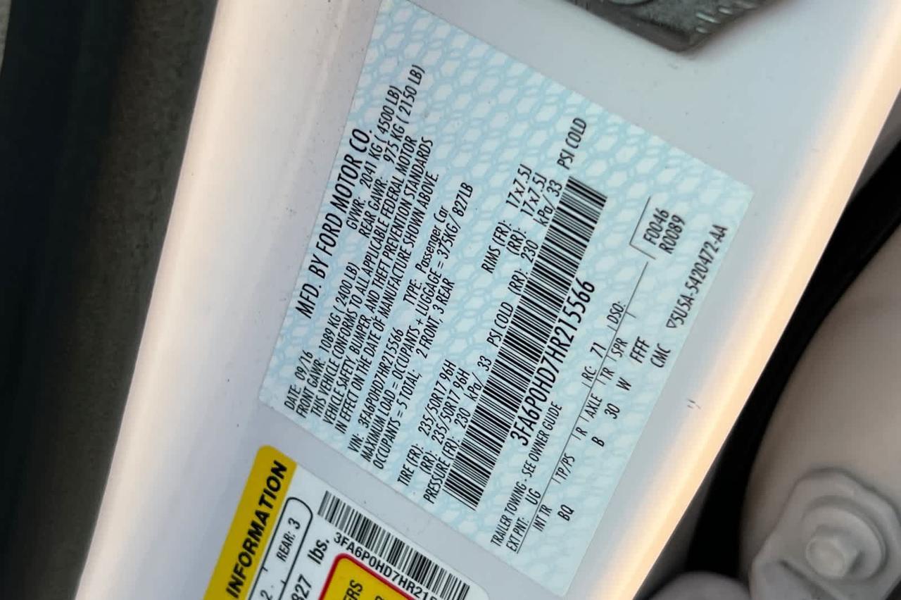 2017 Ford Fusion SE Roseville CA