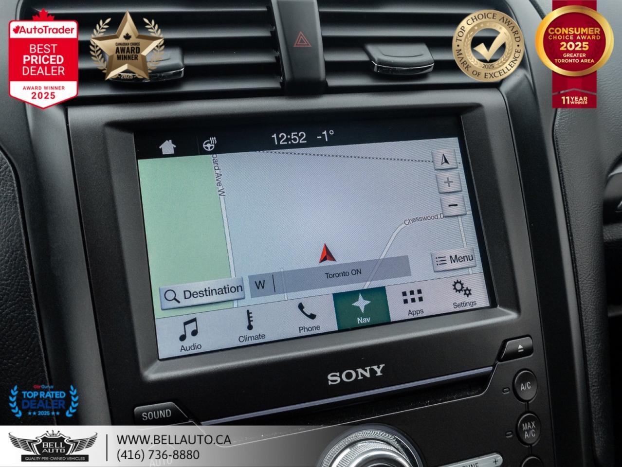 2017 Ford Fusion Titanium | AWD | NAVI | B.CAM | SUNROOF | SONYSOUND Toronto ON