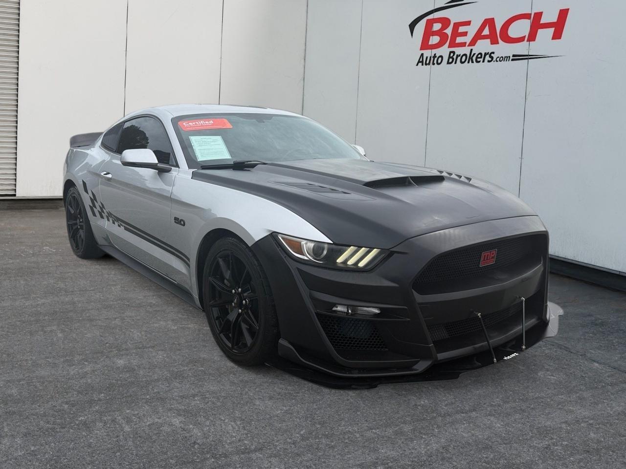 2017 Ford Mustang GT Premium, HEATED AND VENTILATED SEATS, BACKUP CAMERA, REAR SPOILER, POWER MIRRORS, HEATED MIRRORS, BLACK WHEELS, COME AND TEST DRIVE THIS MUSTANG TODAY! Norfolk VA