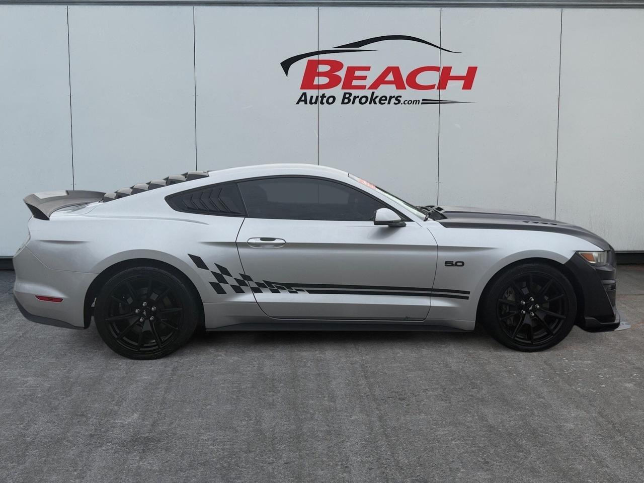 2017 Ford Mustang GT Premium, HEATED AND VENTILATED SEATS, BACKUP CAMERA, REAR SPOILER, POWER MIRRORS, HEATED MIRRORS, BLACK WHEELS, COME AND TEST DRIVE THIS MUSTANG TODAY! Norfolk VA