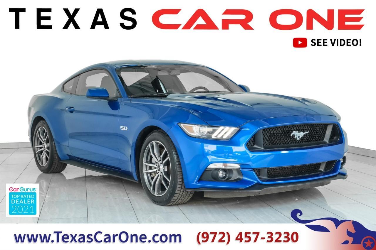 2017 Ford Mustang GT REAR CAMERA KEYLESS START BLUETOOTH CRUISE CONTROL ALLOY WHEELS