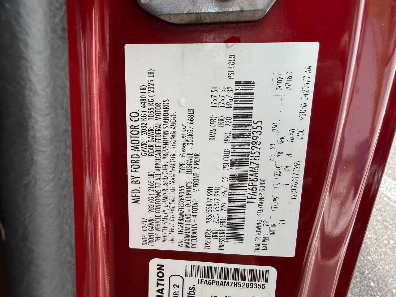 2017 Ford Mustang V6 Fastback Jacksonville FL