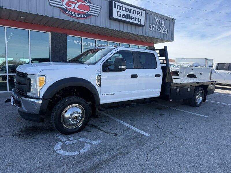 2017 Ford Super Crew F-550 4x4 Diesel Flatbed